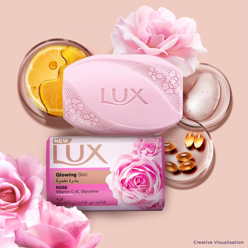 Lux Soft Rose Soap 120g - Image 3